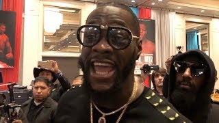 I Woke Up At 218Lbs This Morning Naked - Deontay Wilder In Fine Spirits Ahead Of Ortiz Rematch