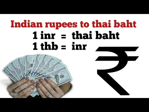 Forex Thailand thai baht to Indian rupees exchange rate today | thai bhat to rupees