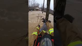 Firefighters Dramatic Flood Rescue