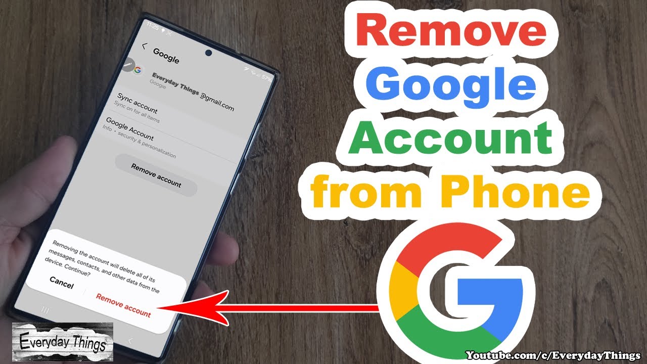How to Remove Google Account from Phone – Step-by-Step How to Remove Google Account from Phone – Step-by-Step