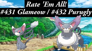 Glameow & Purugly Are Befuddling Pokémon. Rate Em All Ep 431-432