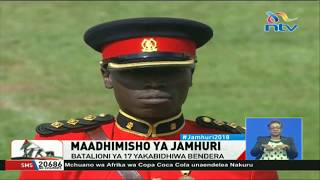 Batalioni Ya 17 Yakabidhiwa Bendera Kaaika Sherehe Ya Jamhuri