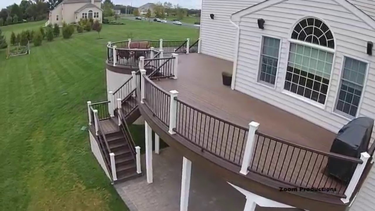 Curved Deck Designs by Another Amazing Deck - YouTube