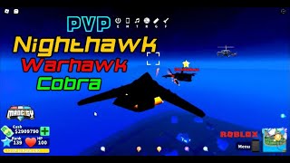 Pvp Nighthawk Vs. Warhawk & Cobra Em Mad City Roblox