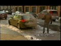 Winter Woes: Car Encased in Ice