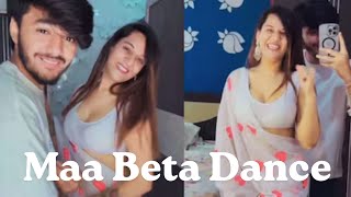 Mom Ka Cute Beta Jiya Vyas Browny Mother Son Dance Video Sparks Outrage Viral Family Dance