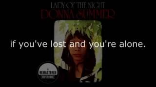 Watch Donna Summer Sing Along sad Song video