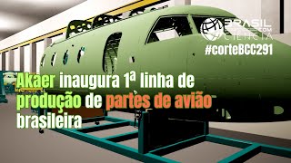 Akaer Inaugura Linha De Produção De Cabine De Avião No Brasil