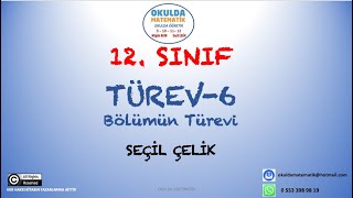 Bölümün Türevi̇ Türev-6