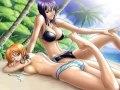 nami y nico robin en bikini