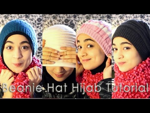 Beanie Hat Hijab Tutorial | How i wear it - YouTube