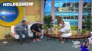 Alexandra Hot Legs In White Dress 2