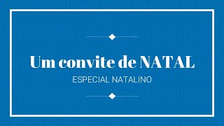 Um convite de NATAL 1/6