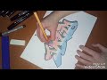 Graffiti drawing - Julia 2018