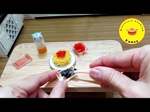 The Smallest Real Waffle Mini Food Recipe | Tiny Food by Fancy Miniature Cooking / ASMR cooking
