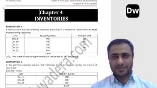Lecture 8 - Inventories - Part 2 - CA Foundation - Accounts