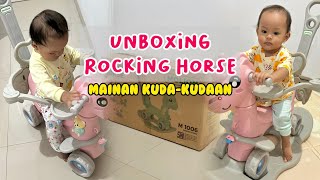 Unboxing Molion Rocking Horse Merakit Mainan Kuda-Kudaan