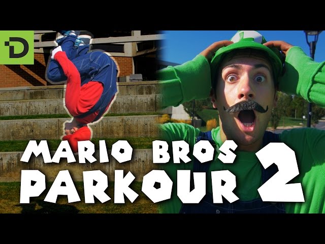 Super Mario Brothers Parkour Part 2 - Video