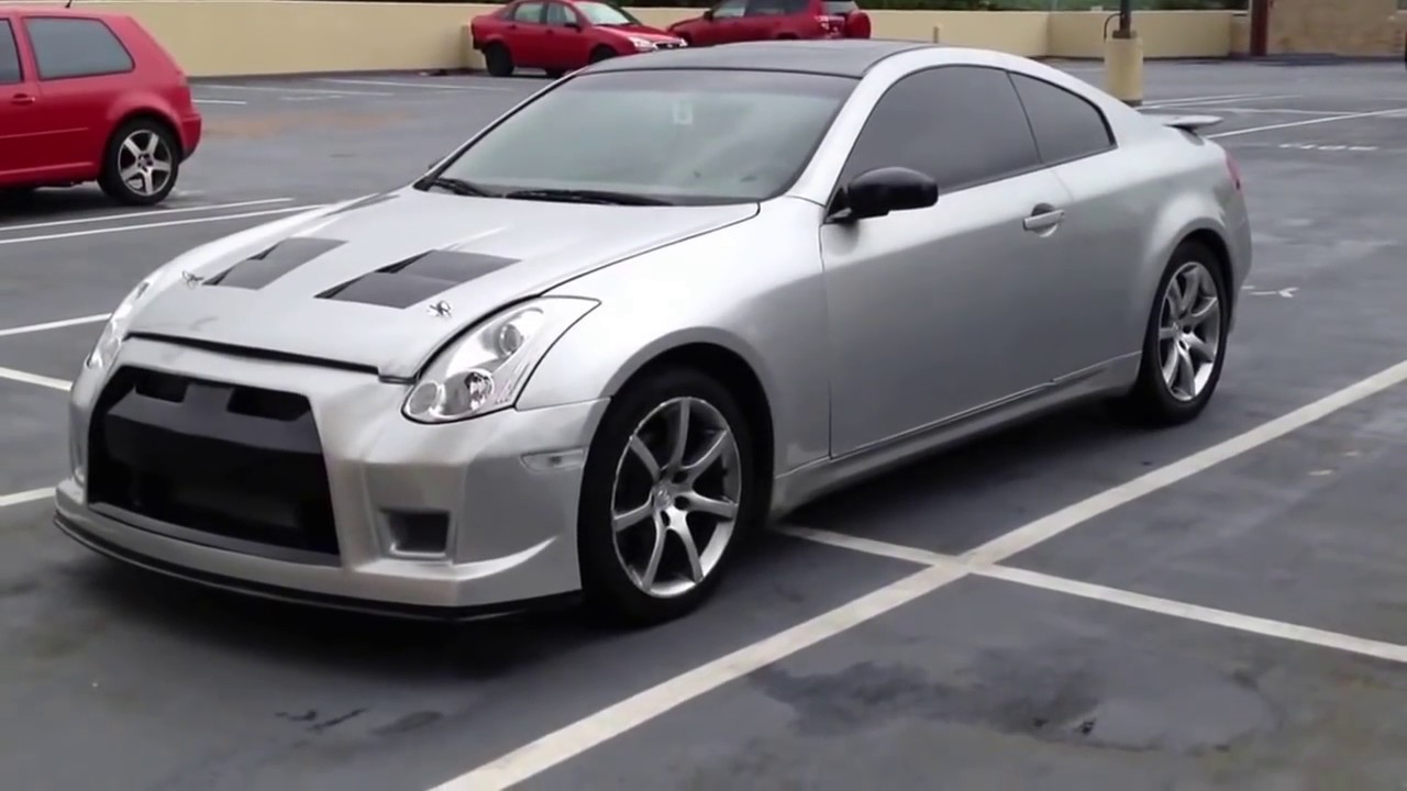2003 Infiniti G35 Coupe modified with GTR kit Conversation and Duraflex