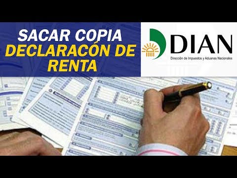 Cómo Sacar Copia de su Declaracion RENTA/ DIAN Colombia / Contabilidad y Finanzas Online