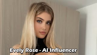 Evely Rose Ai Model Famous Virtual Instagram Influencer Bio, Wiki, Weight, Height, Net Worth