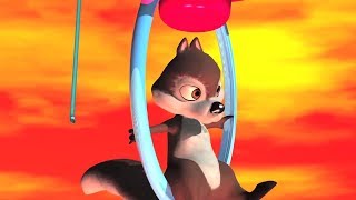 Charel The Squirrel is Going On A Fun Balloon Ride (for babies & kids videos)