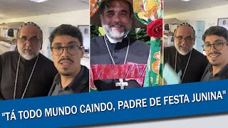 Homem Confronta Padre Kelmon E Pergunta Se Ele Está Gostando Dos Preços Caindo Faz O L, Padre