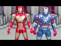 Iron Man 3 ASSemblers Mark XLII Iron Man & Iron Patriot (CRAPPY) Movie Toy Review