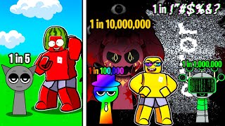 Unlocking A Rare 1 In 1,000,000 Sprunki In Rng Roblox