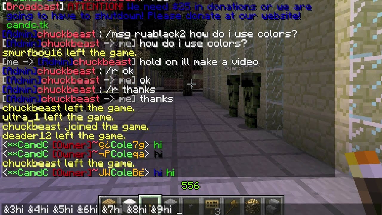 minecraft text color code generator