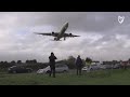 WATCH: Plane struggles to land at Dublin Airport during Hurri...