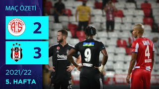 ÖZET: Fraport TAV Antalyaspor 2-3 Beşiktaş | 5. Hafta - 2021/22