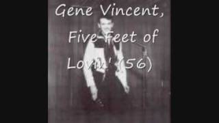 Watch Gene Vincent Five Feet Of Lovin 56 video