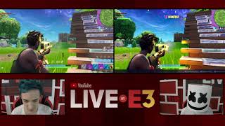 Victory Royale! Ninja and Marshmello Play Fortnite at the YouTube Live at E3 Studio Part 3 Victory Royale! Ninja and Marshmello Play Fortnite at the YouTube Live at E3 Studio Part 3