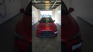 Evo X In Rally Red