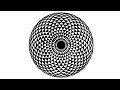 How to draw a Geometric Eye - Circle Mandala Pattern