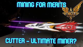Elite Dangerous Laser Merit Mining - Cutter Best Laser Miner 39-46,000 Meritshour