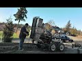 Nick and dads homemade firewood splitter