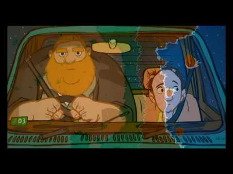 IRON GRIP PETE AND MYSTERY KEV IN 'WIDESCREEN BLUES'