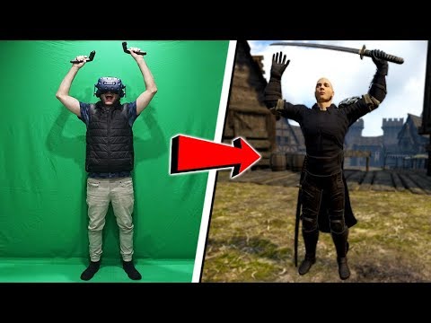 Fighting in VR with full body tracking (amazing)