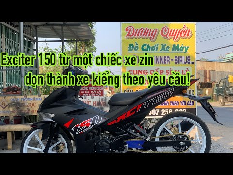 Exciter 150 từ một chiếc xe zin dọn thành xe kiểng theo yêu cầu | Quyền RC90
