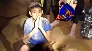 First Moment Rescuers Find Soccer Kids Trapped in Thailand Cave - Missing 10 days First Moment Rescuers Find Soccer Kids Trapped in Thailand Cave - Missing 10 days