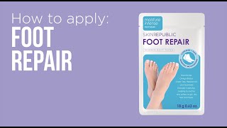 How to apply: Skin Republic Foot Repair