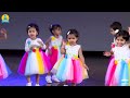 Baninalli moodi bandha chanda mama dance performance by kids of Gurukulam kidzee Nandini Layout