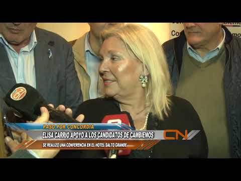 Roberto Niez recibió a Carrió: "Hay que terminar con las mafias y los clanes políticos".