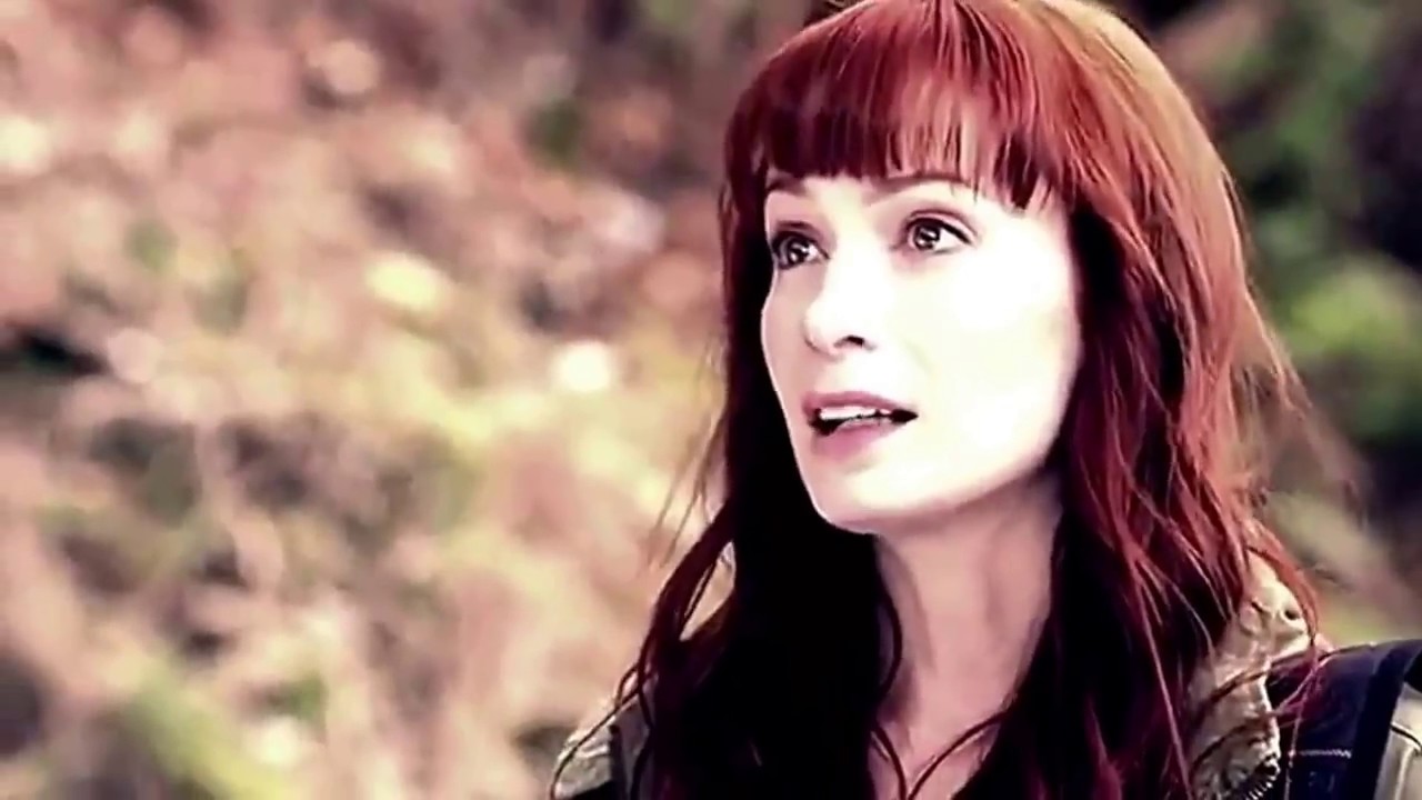 Redhead angel from supernatural show