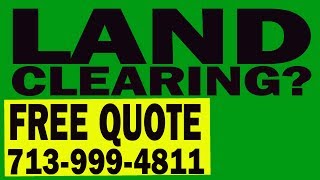 Land Clearing| Excavation|Bull Dozer|Hydro Ax Mulching|Demolition|Hydroseeding Services Houston TX