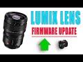 How To Update Firmware On Lumix Lenses