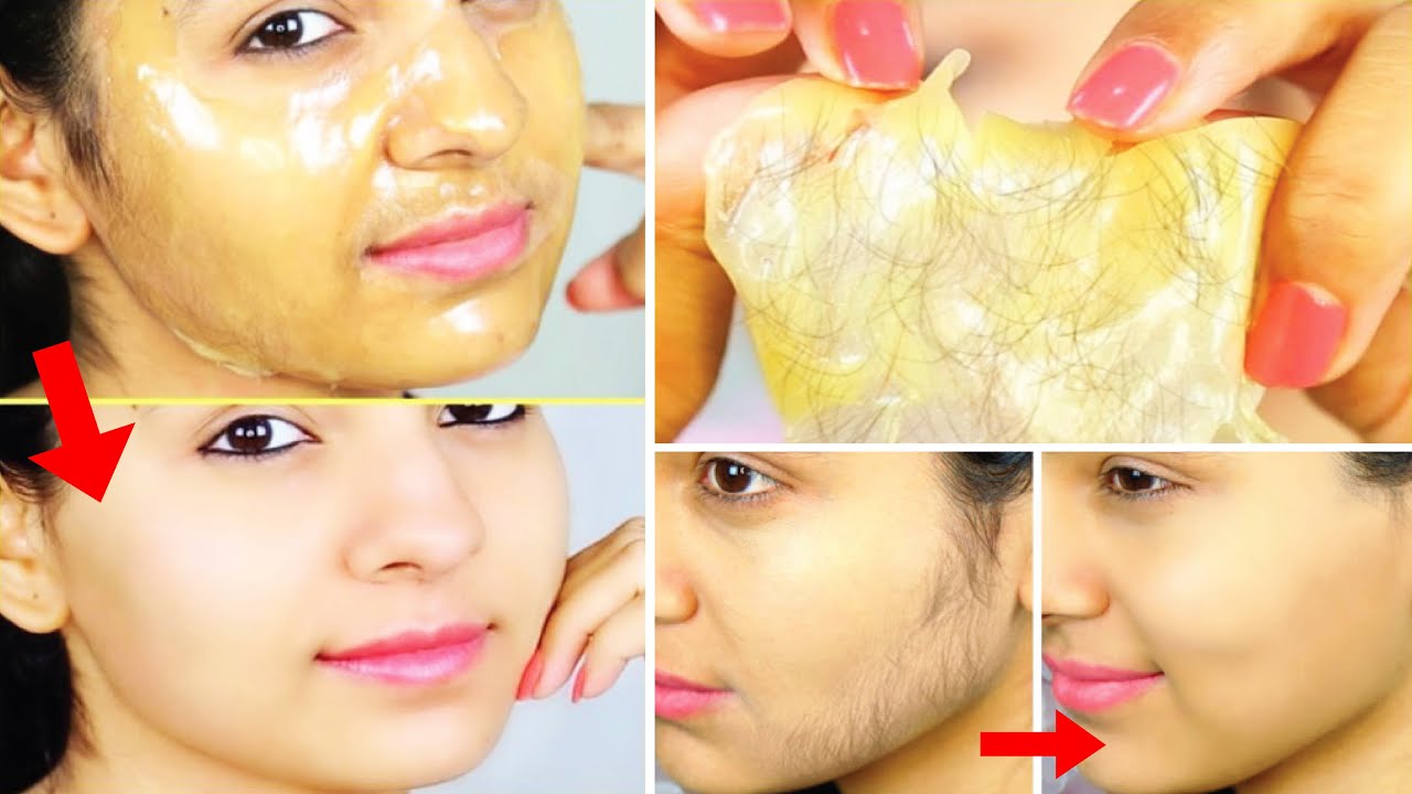 Facial hair natural removal