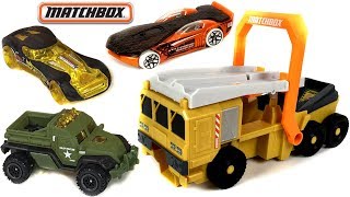 MATCHBOX POWER LAUNCHER MILITARY TRUCK WITH CAR INCLUDED - LOAD LAUNCH RACE & PLAY FUN - UNBOXING